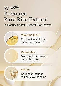 Imfrom Im from Rice Toner 7778 Rice Extract from Korea Glow Essence with Niacinamide Hydrating for Dry Skin Vegan Alcohol Free Fragrance Free Peta Approved 507 Fl Oz Valentine - Image 4