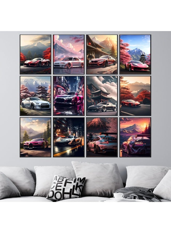 Insire Car Poster, Car Room Decor, Exotic Car Posters For Bedroom, Car Wall Art, Car Wall Decor For Men Boys, Car Pictures, Car Art, Sports Car Posters for Boys Room, Car Decor for Room Unframed 8x10 - Image 3