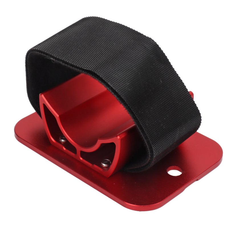 Car Roof Bike Rear Wheel Bracket Aluminum Alloy Wear Resistant Car Rooftop Bike Rear Mount for Car Coupes Hatchbacks Red - Image 3