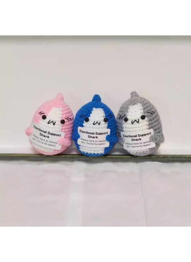 Generic - Wool Crocheted Positive Energy Animal Active Penguin Expression Bag Hand-woven Penguin Potato Cucumber Yellow Duck-Color:Avocado - Image 1