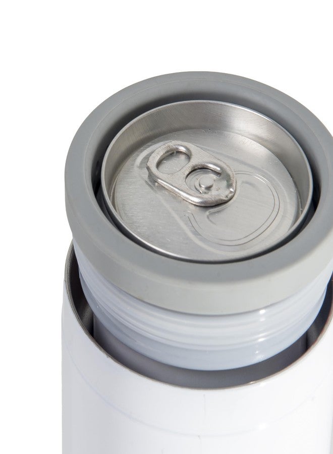 Logo Brands NCAA South Carolina Gamecocks 12oz Colorblock Slim Can Coolie - Stainless Steel, Double-Wall Insulated, Removable Rim for Cocktail Tumbler Use - Image 4