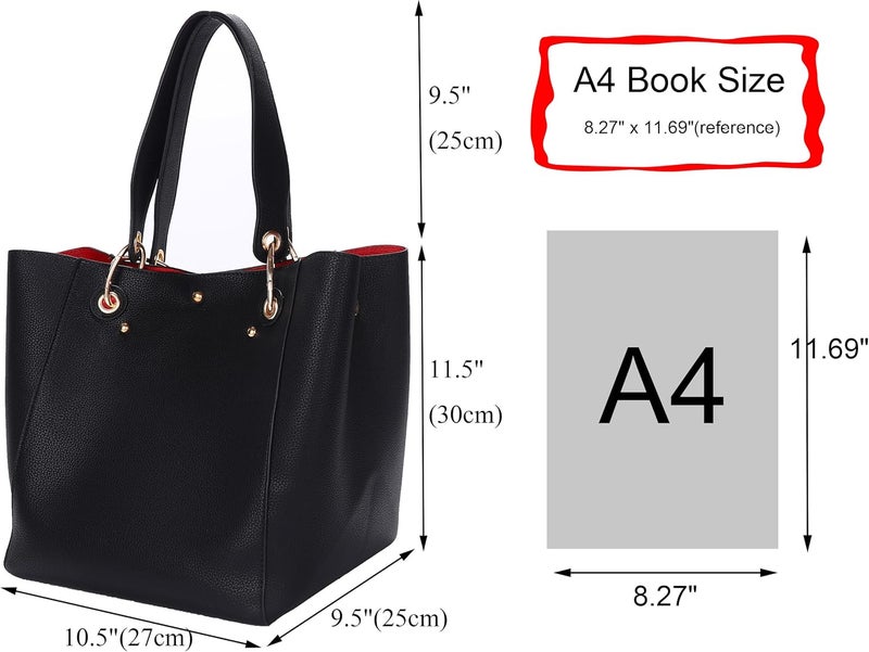 sqlp Large Work Tote Bag for Women Designer Purses and Handbags Big Bucket bags Ladies Travel Crossbody Purse - Image 5