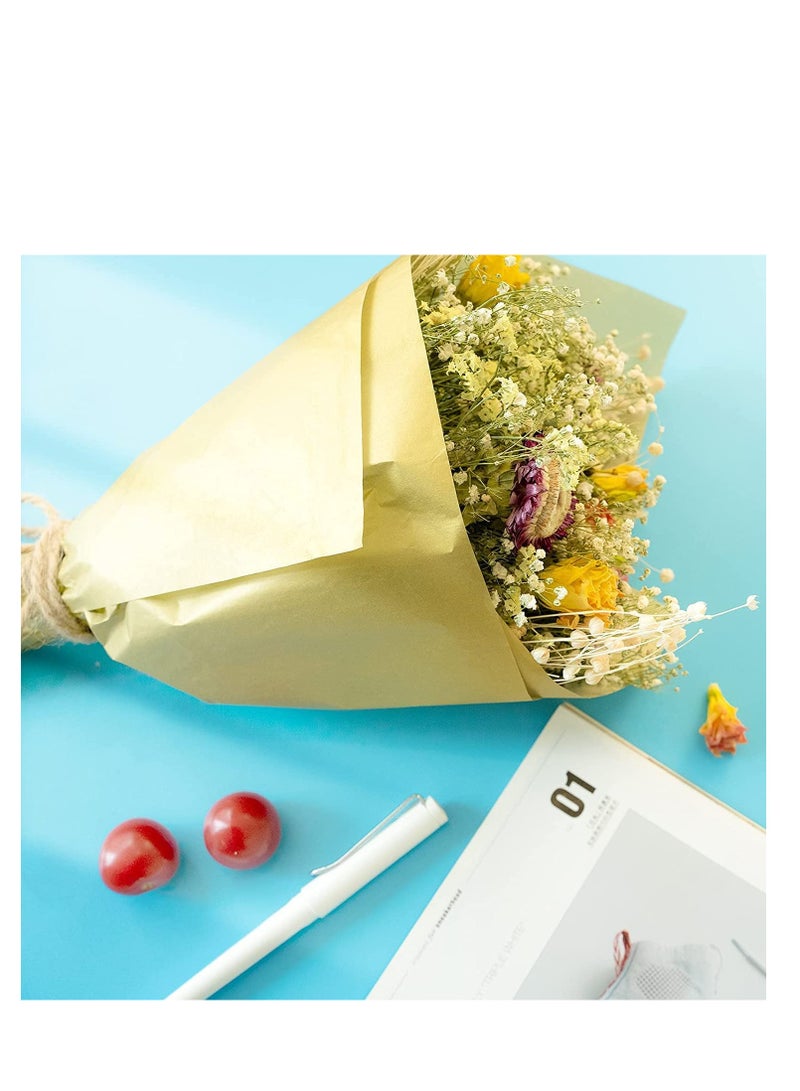 MARKQ Gold Gift Wrapping Tissue Paper Sheets for DIY Crafts, Gift Bags, Holidays, Birthdays, 50 x 75 cm (20 Sheets) - Image 4