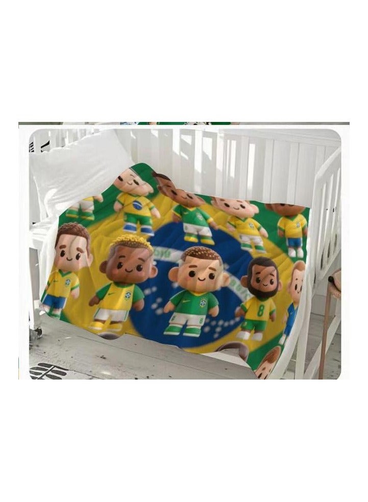 general Flannel thin blanket (warm and comfortable, suitable for sleep, gaming, dust removal and sandproof) 150cm*200cm - 713 - Image 3