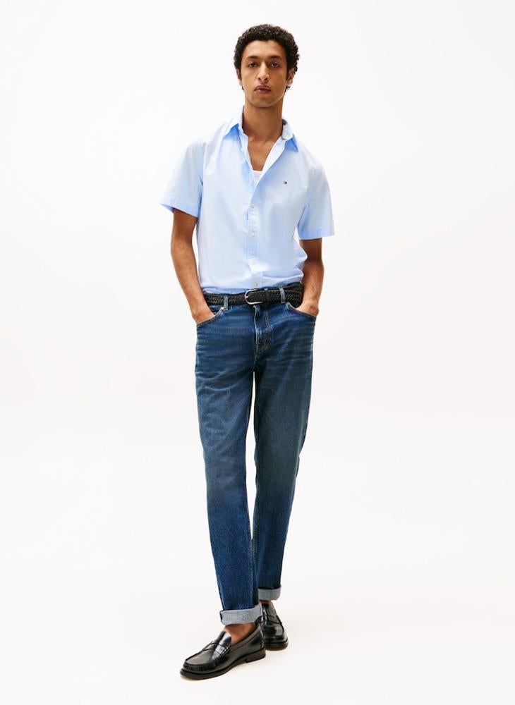 TOMMY HILFIGER Short Sleeve Poplin Shirt - Image 3