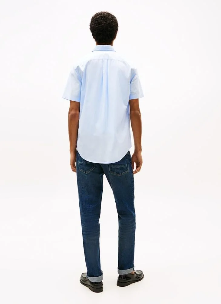 TOMMY HILFIGER Short Sleeve Poplin Shirt