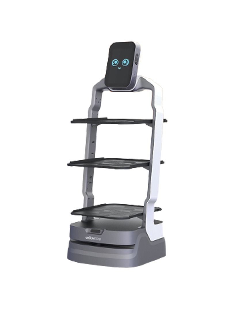 Orionstar AI Robot Lucki with Smart Delivery and Promotion Features Suite Retail Business, large Tray, Independent Supension, Food Protector in Restaurants, Which is Simple, Efficient, Safe and Reliable - Image 1