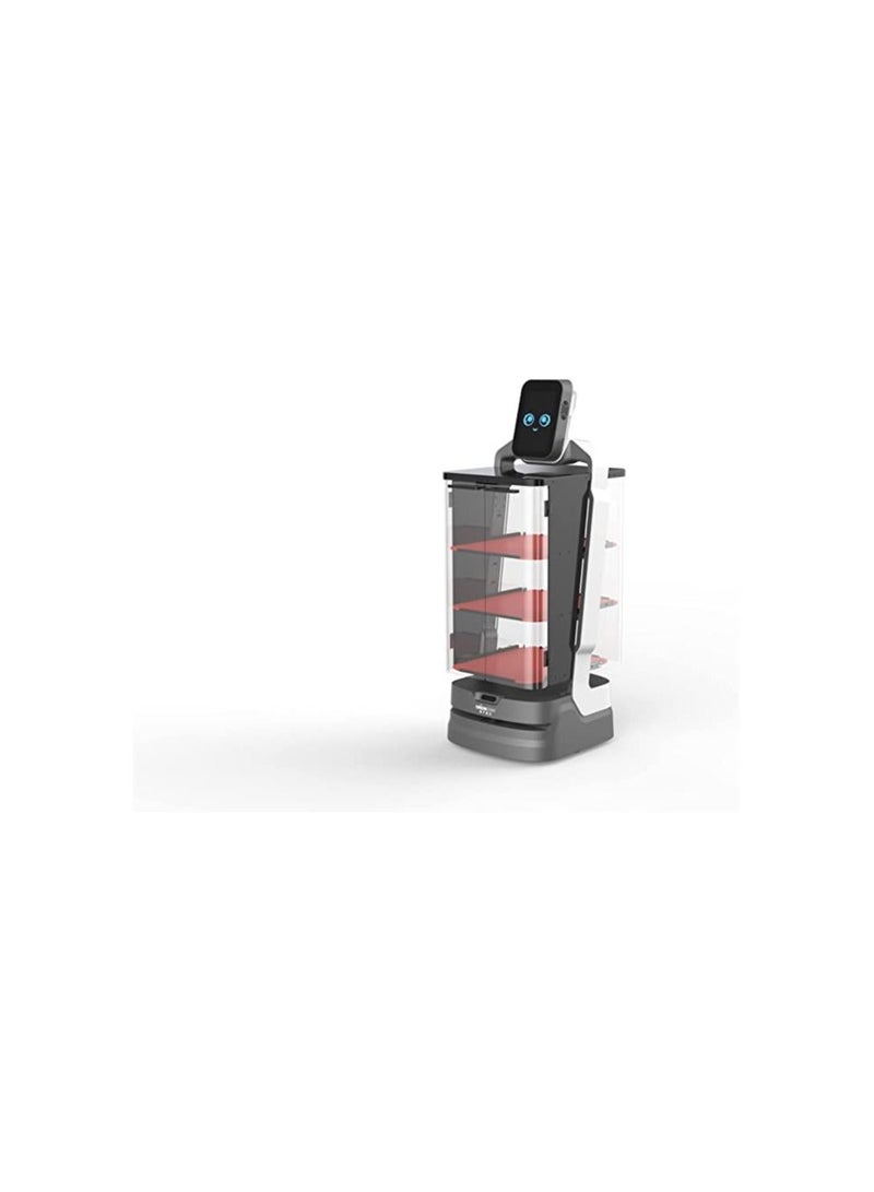 Orionstar AI Robot Lucki with Smart Delivery and Promotion Features Suite Retail Business, large Tray, Independent Supension, Food Protector in Restaurants, Which is Simple, Efficient, Safe and Reliable - Image 2