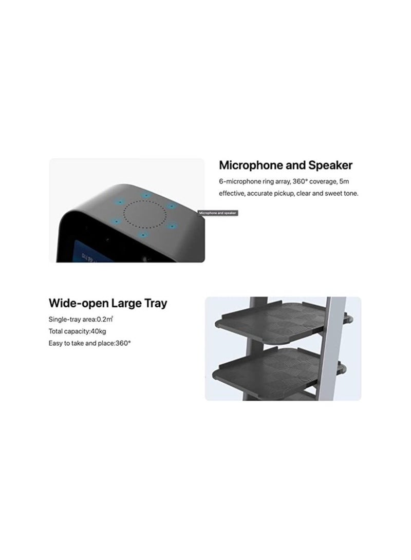 Orionstar AI Robot Lucki with Smart Delivery and Promotion Features Suite Retail Business, large Tray, Independent Supension, Food Protector in Restaurants, Which is Simple, Efficient, Safe and Reliable - Image 3