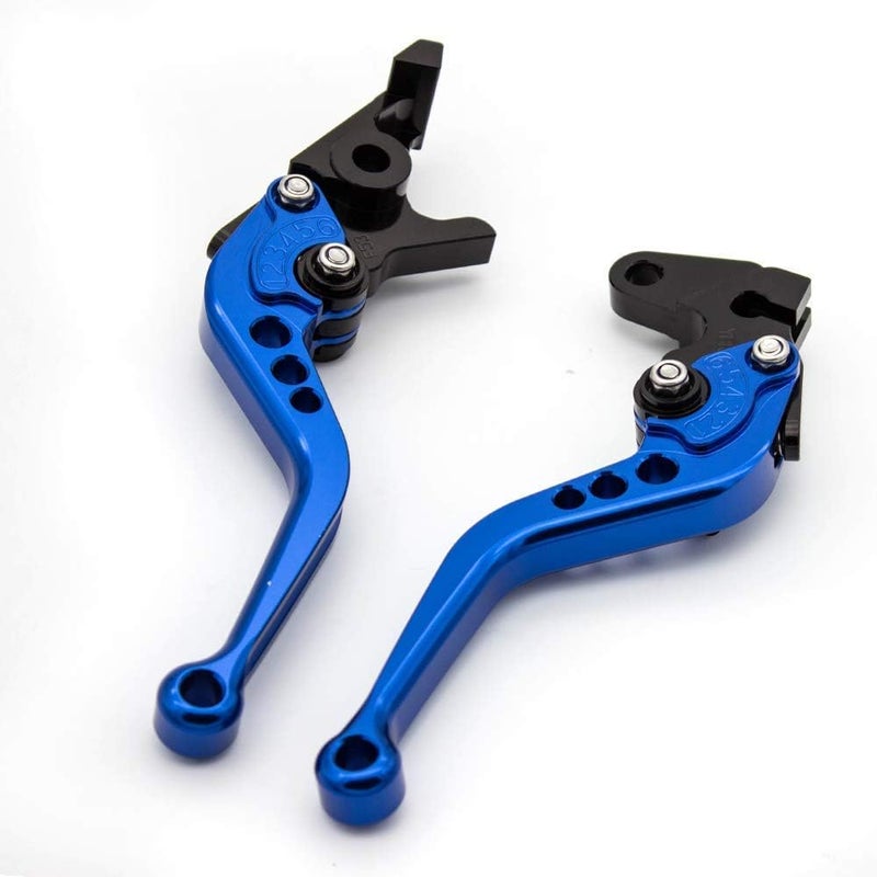 Krace Motorcycle Clutch Brake Levers with Rubber Handlebar Grips for Yamaha YFZ 350 Banshee and YBR250 FAZER - Image 3