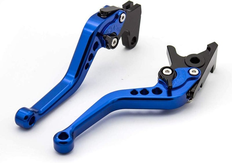 Krace Motorcycle Clutch Brake Levers with Rubber Handlebar Grips for Yamaha YFZ 350 Banshee and YBR250 FAZER - Image 2