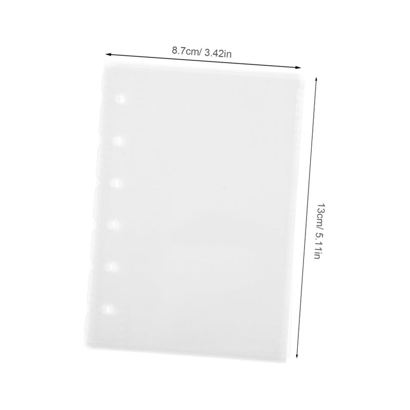 Clear 52 Pcs Page Protectors With Dividers For Scrapbook Binder Photo Document Organizing - Image 3