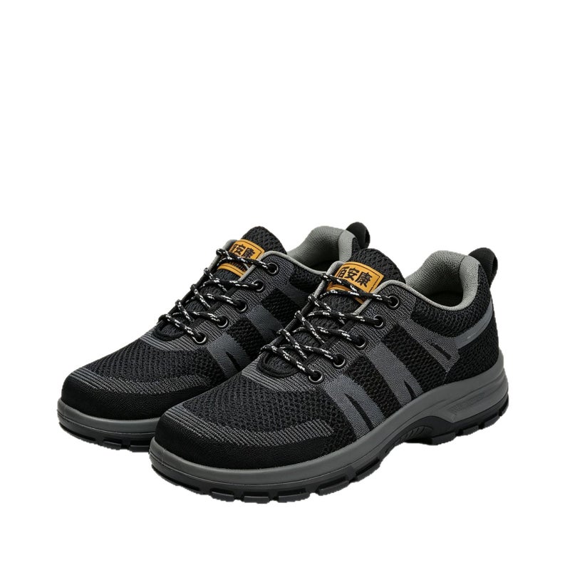 Safety Shoes Steel Toe Cap Anti-Smashing Puncture-Proof Breathable Work Shoes