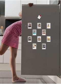 بيوينتي Acrylic Fridge Magnetic Photo Frame, Acrylic Picture Frame, Magnet Double Sided Refrigerator Mini Picture Frame Clear Picture Display Frame 2.36 x 3.54 Inch  - Image 3