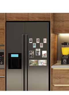 بيوينتي Acrylic Fridge Magnetic Photo Frame, Acrylic Picture Frame, Magnet Double Sided Refrigerator Mini Picture Frame Clear Picture Display Frame 2.36 x 3.54 Inch  - Image 4