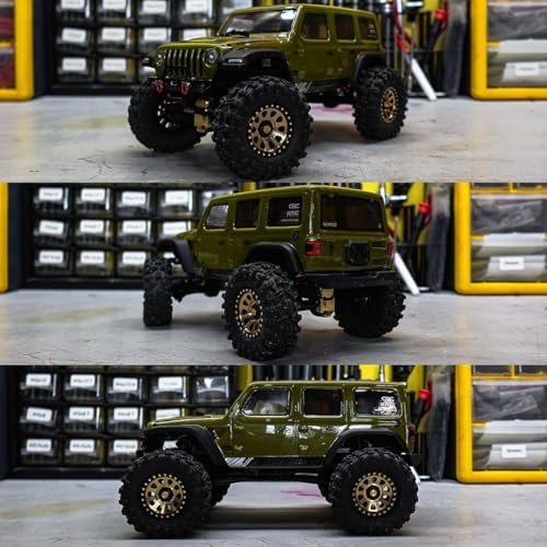 RCAWD 10 7mm Hex Brass Weights Wheels Tires Set Beadlock RC Crawler Wheels for 124 118 TRX4M SCX24 FCX24 FCX18 AX24 HobbyPlus CR18P FMS Upgrades Parts 63g4pcs55 22mm - Image 5
