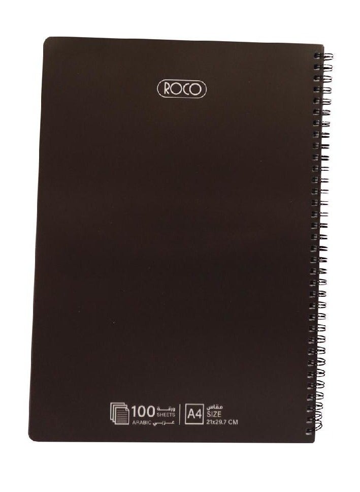 Note Pad Roco A4 ROCO Arabic Notebook Of 100 Sheets A4 | Best Price KSA | Riyadh, Jeddah