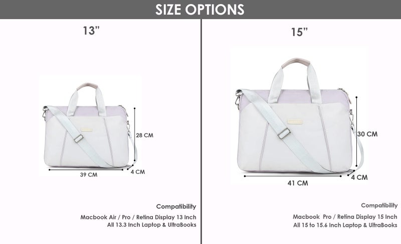 Probus Unisex Adult Laptop Messenger Bag Sling Designer Water Resistant Spacious Sleeve Case Cover|15.6 Inch Laptop|Purple - Image 4