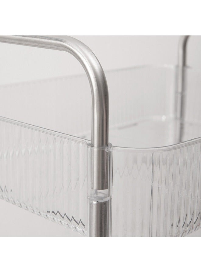 HOMESTAR 4 Tier Storage and Organization Rrolley Organizer 35X22X17 CM - Image 4