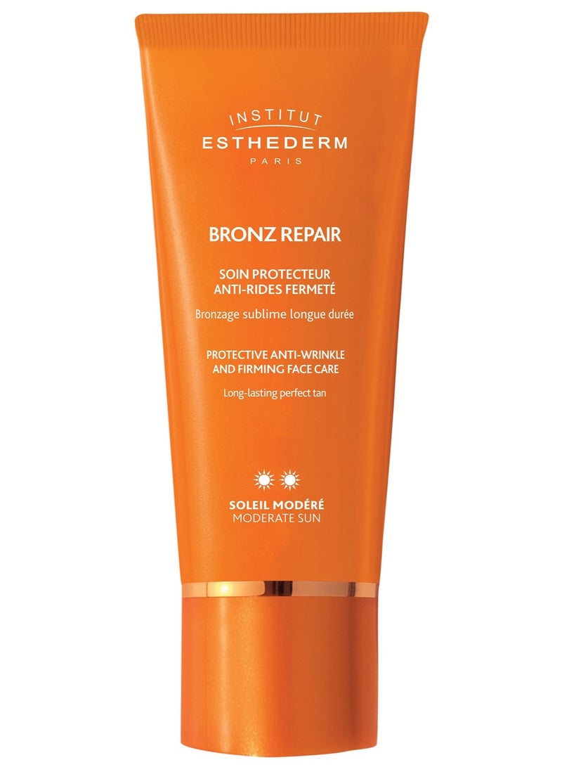 Institut Esthederm Solaire Anti-Wrinkle Moderate Sunscreen for Face 50ml - Image 1