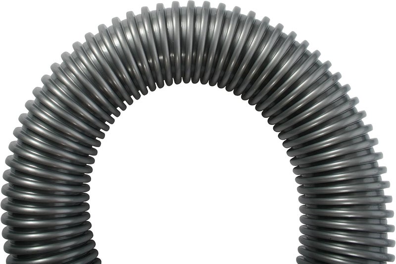 Centec Systems 50 Ft. Premium Shop Vacuum Extension Hose with 2 tank adapters and 1.25" curved end, Silver - Image 5