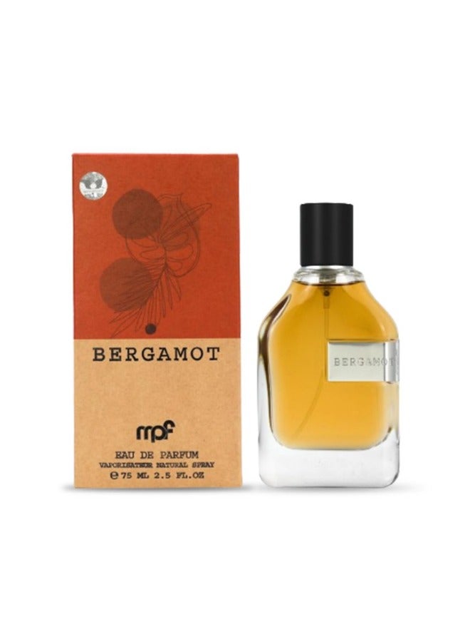 mpf Bergamot Eau De Parfum - 75ml | Refreshing, Elegant, and Long-Lasting Unisex Fragrance - Image 1