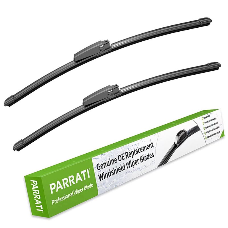 PARRATI® 22 Inch & 22 inch of High Performance Premium All-Season Automotive Replacement Windshield Wiper Blades for 03-08 A4 A6 S6 RS4 S4,Easy DIY Install (Set of 2)