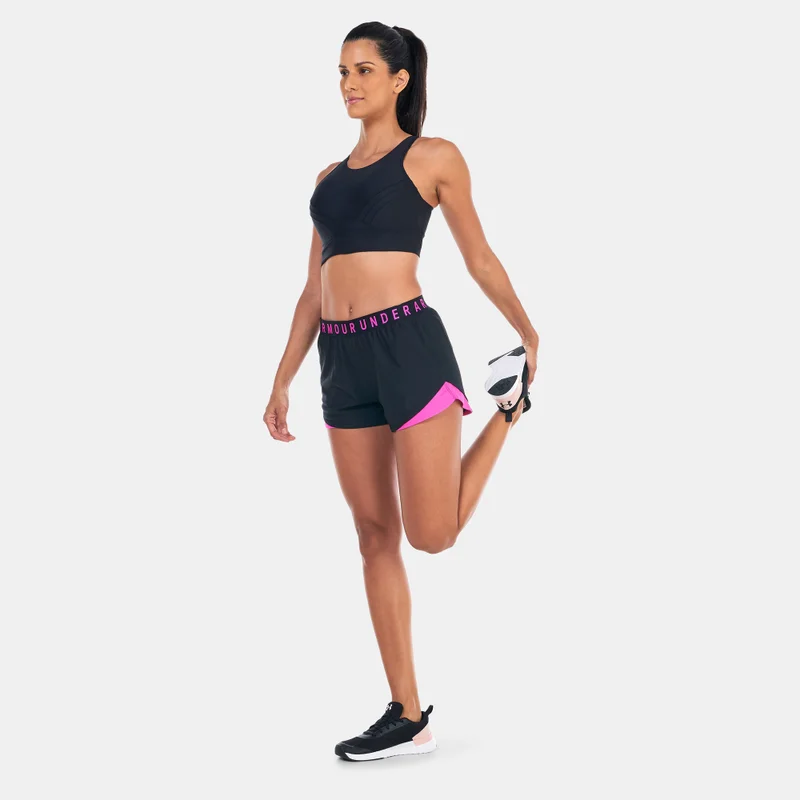 UNDER ARMOUR Black Women's Infinity Mid Pintuck Medium-Support Training Sports Bra for Women | Best Price UAE