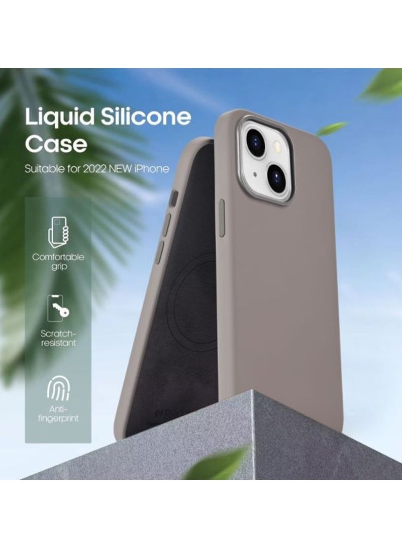 PROTECT SMIP15PLPLT iPhone 15 Plus Silicon Magsafe Case Platinum - Image 2