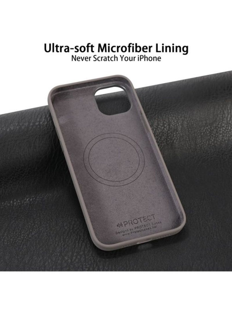 PROTECT SMIP15PLPLT iPhone 15 Plus Silicon Magsafe Case Platinum - Image 3