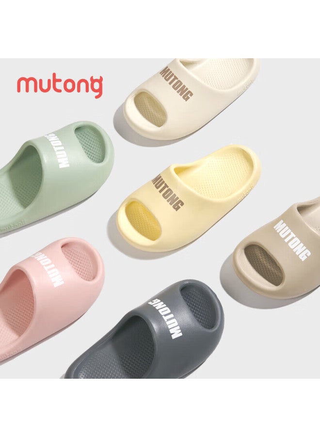 Shepherd Boy Mutong Children's Slippers, Summer Home Shoes, Indoor Soft-soled, Boys And Girls Parent-child Sandals, Berry Blue, Size 250 - Image 2