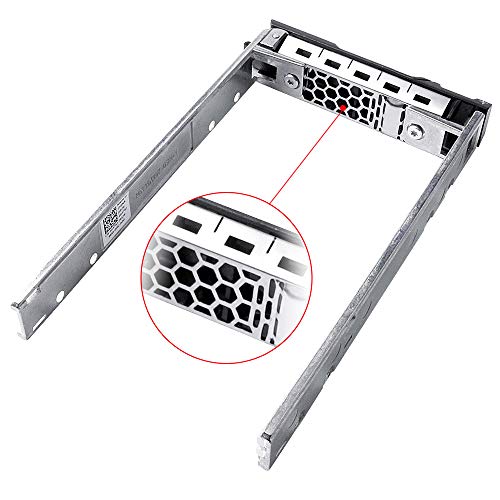 HUYUN 2.5" inch G176J 0G176J G281D KG7NR SAS SATA Hard Drive HDD Tray Caddy Compatible for Dell PowerEdge T440 T640 R330 R430 T430 R630 T630 R730 R830 R930 R320 R420 Server and More - Hot-Swap Tray (2-PACK) - Image 3