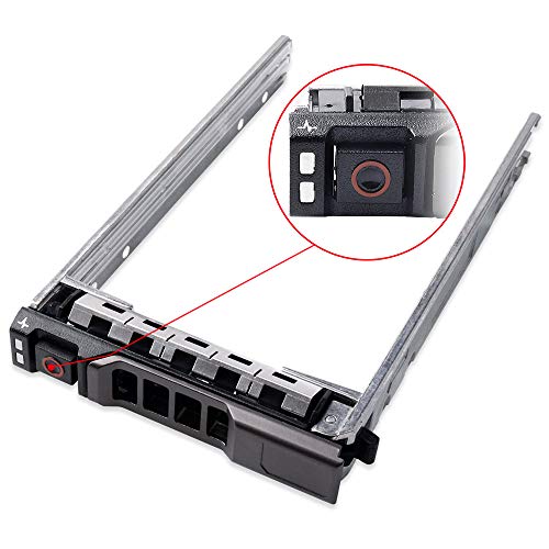 HUYUN 2.5" inch G176J 0G176J G281D KG7NR SAS SATA Hard Drive HDD Tray Caddy Compatible for Dell PowerEdge T440 T640 R330 R430 T430 R630 T630 R730 R830 R930 R320 R420 Server and More - Hot-Swap Tray (2-PACK) - Image 2