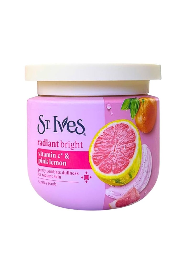 St. Ives Radiant Bright Vitamin C & Pink Lemon Creamy Scrub 300g