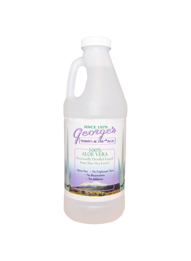 George's Aloe Vera, 100% Aloe Vera Liquid, 32 fl oz (.94 l) - Image 1