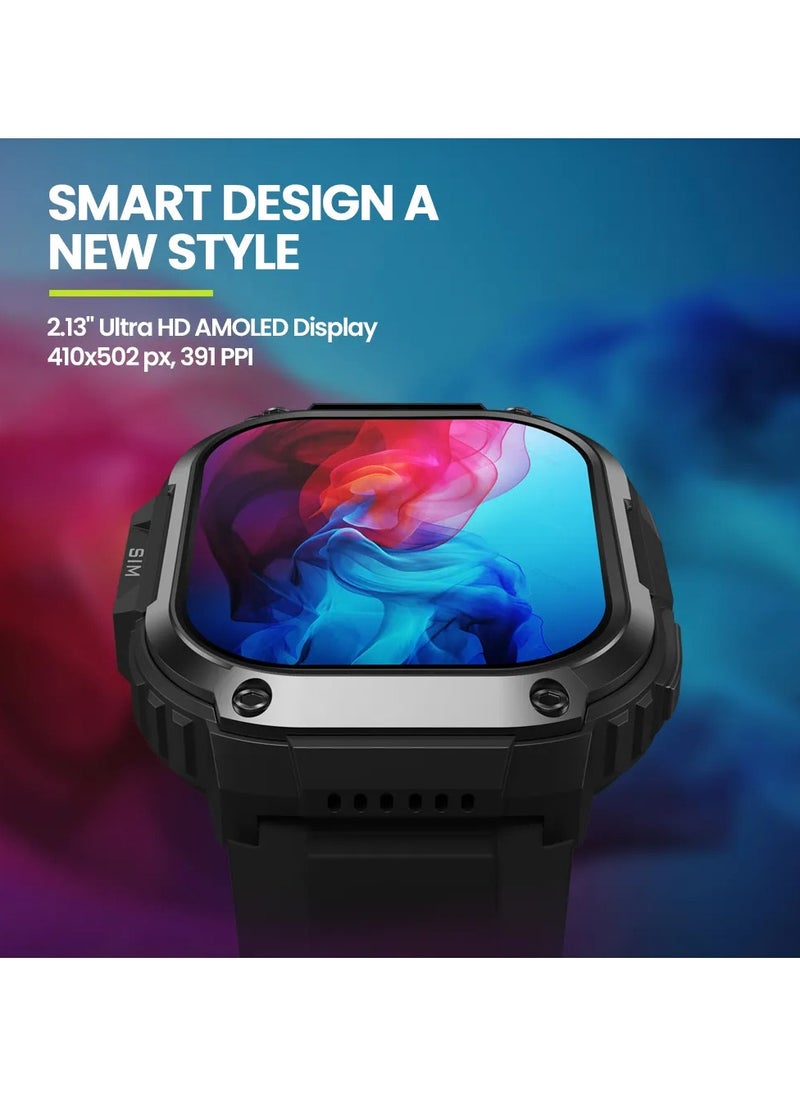 Zeblaze - Original Zeblaze Thor SQ Smart Watch 4G LTE Android OS Quad Core Smartwatch 2GB 16GB Front Camera Support Nano Sim WIFI GPS - Image 1