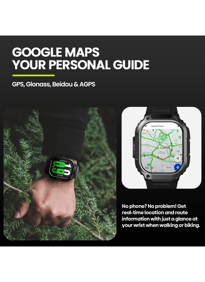 Zeblaze - Original Zeblaze Thor SQ Smart Watch 4G LTE Android OS Quad Core Smartwatch 2GB 16GB Front Camera Support Nano Sim WIFI GPS - Image 1