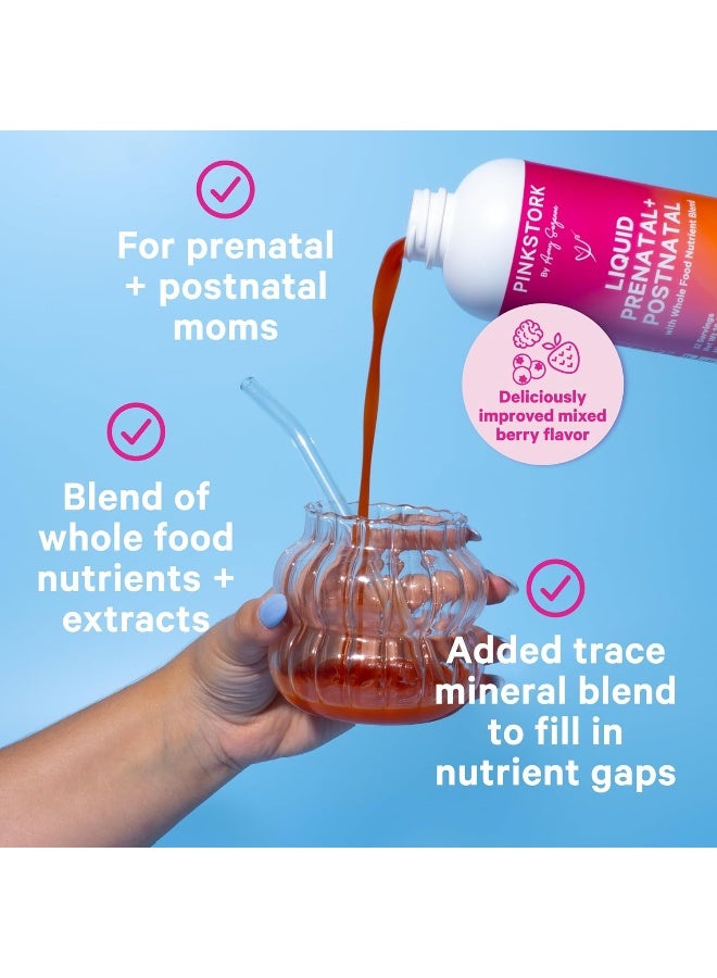 Pink Stork Liquid Prenatal + Postnatal Vitamins for Women - 2 Pack - Image 2