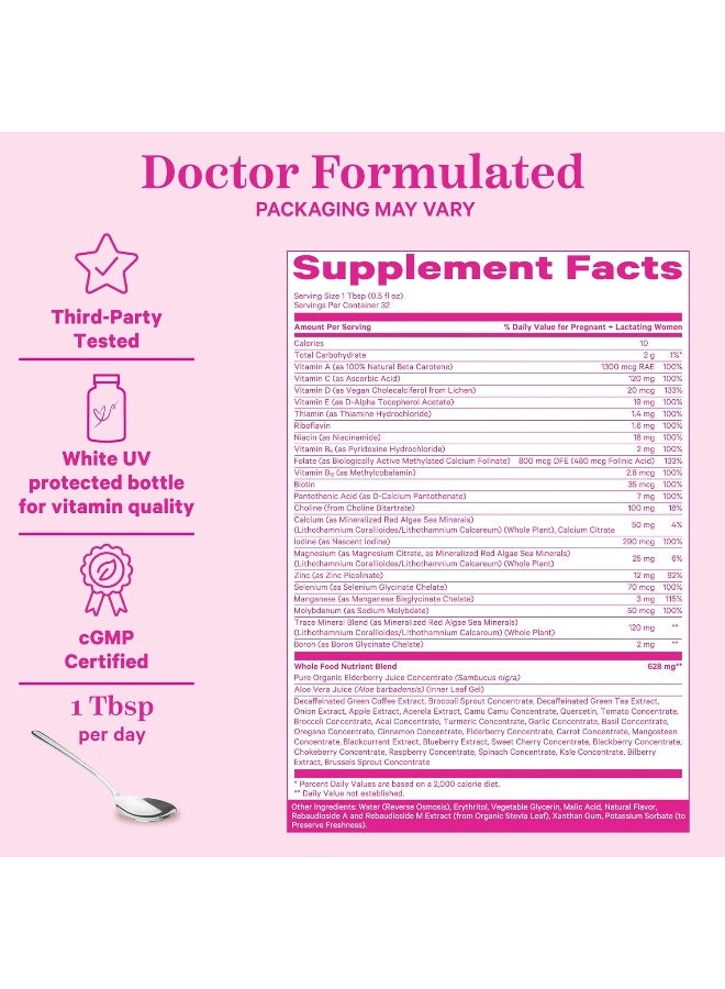 Pink Stork Liquid Prenatal + Postnatal Vitamins for Women - 2 Pack - Image 5