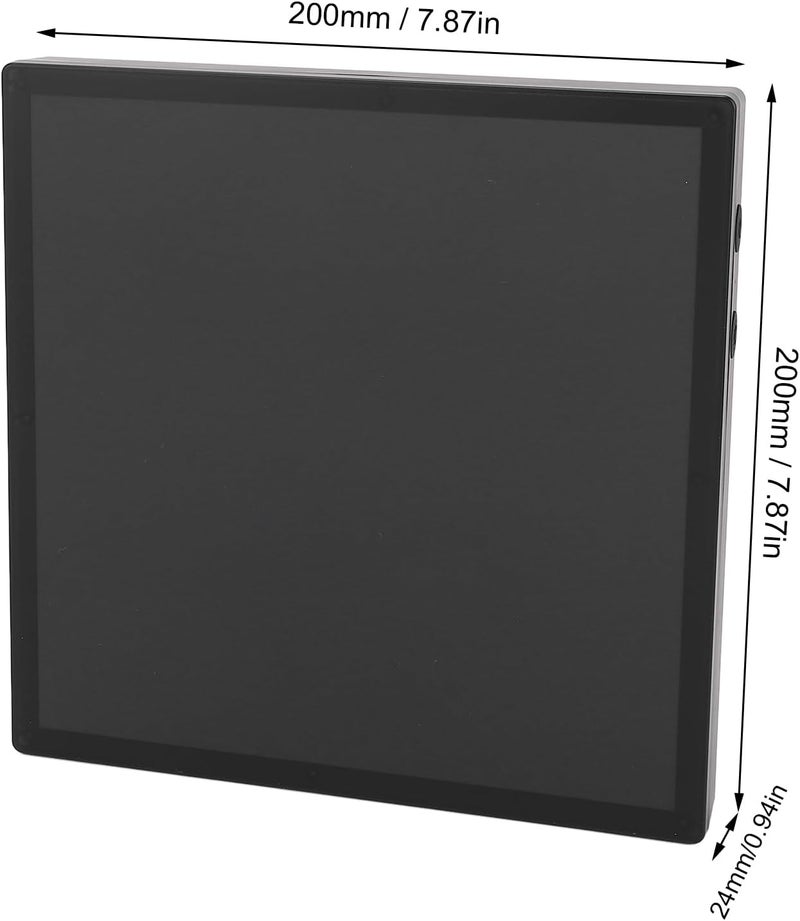 مارهينتشوس شاشة عرض LED 16x16 مصفوفة LED شاشة ساعة فنية تعمل بالطاقة عبر USB، إطار متعدد الوظائف قابل للبرمجة لتزيين المكتب أو الجدار، مع إطار عرض فني مقاس 7.9 بوصة، مجهز بـ 16x16 - Image 3