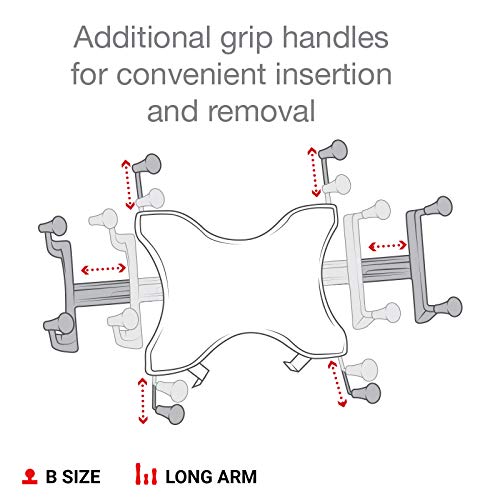 RAM Mounts X-Grip Drill-Down Double Ball Mount for 9"-11" Tablets RAM-B-101-C-UN9U with Long Arm - Image 5