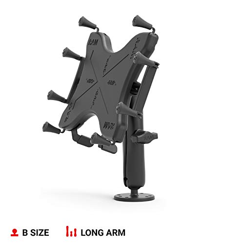 RAM Mounts X-Grip Drill-Down Double Ball Mount for 9"-11" Tablets RAM-B-101-C-UN9U with Long Arm - Image 2