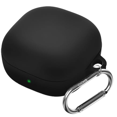 Cocoonkart Soft Silicone Case Cover for Samsung Galaxy Buds Core (2025) (Black) - Image 1