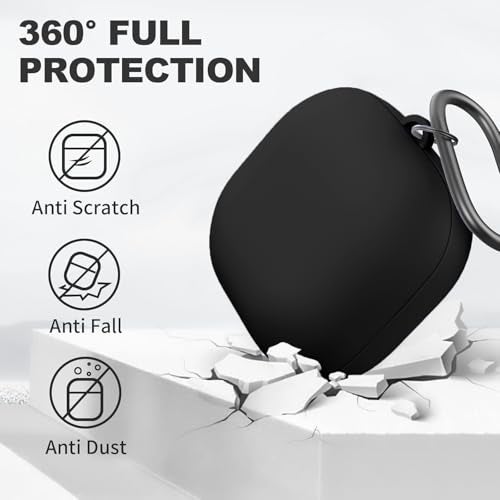 Cocoonkart Soft Silicone Case Cover for Samsung Galaxy Buds Core (2025) (Black) - Image 4