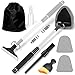 vioview Gray Windshield Cleaner Tool Car Interior Cleaning Kit with Extendable Handle and 3 Reusable Microfiber Pads Auto Glass Wiper and Detailing Brush Kit for Car Home Window - Image 2