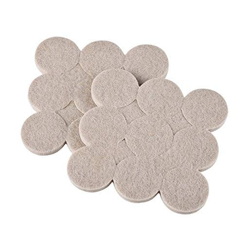 Toytle Furniture Felt Pads - Self-Stick Floor Protectors for Furniture Legs, Heavy Duty, Scratch Guard, Noise Reduction, 22 Pack, Light Brown - Image 5
