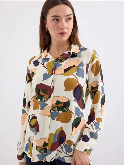 BIG DART BDART Patterned Long Sleeve Shirt