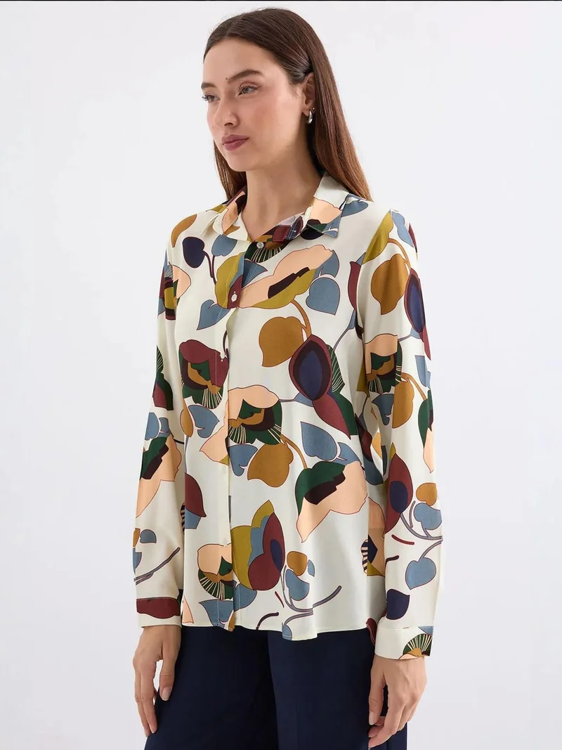 BIG DART BDART Patterned Long Sleeve Shirt