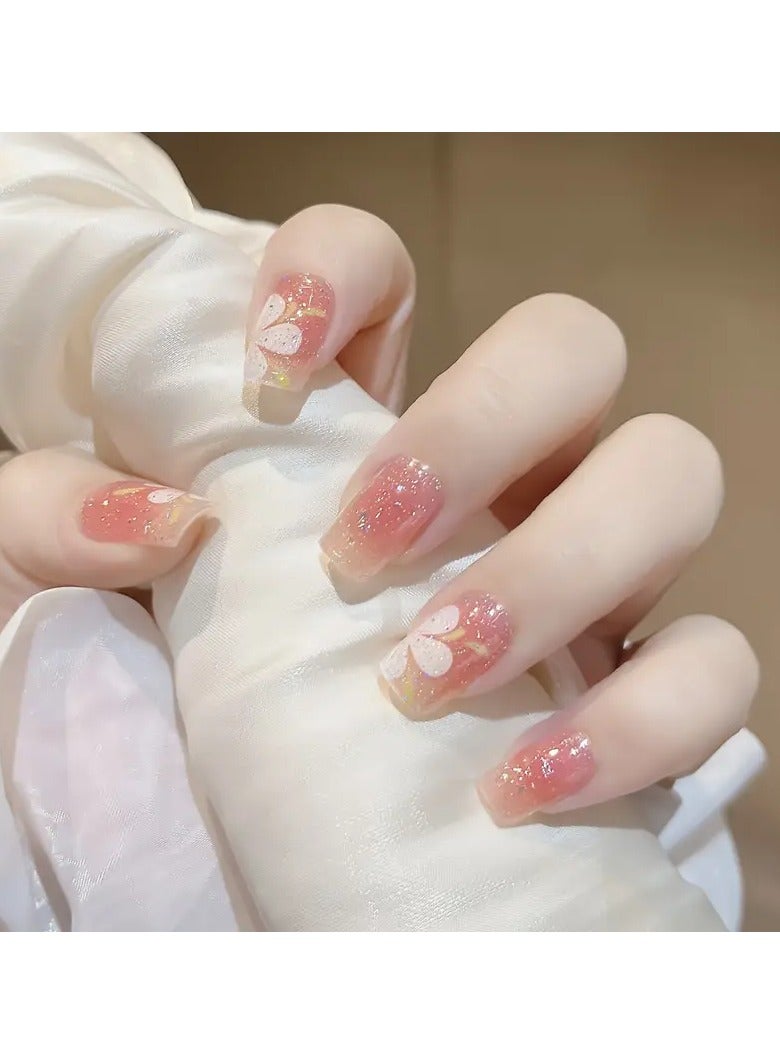 Goolsky 20 قطعة من أشرطة الأظافر الجل المزخرفة برسوم كرتونية، شرائط طلاء أظافر جل شبه معالجة بلمسة لامعة، ملصقات أظافر بلاستيكية ذاتية اللصق - سهلة التطبيق والإزالة، تصميم بجودة صالون يدوم طويلاً، تشمل مبرد أظافر وعصا - للاستخدام الفردي - Image 5