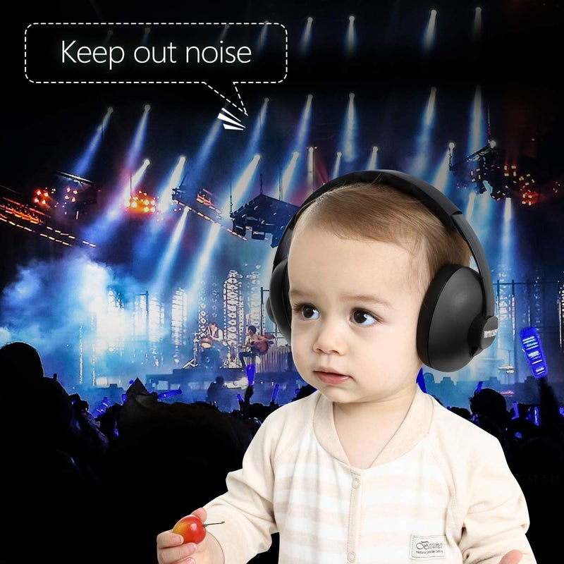BBTKCARE Baby Headphones Noise Cancelling Headphones for Babies for 3 Months to 3 Years (Black) - Image 3